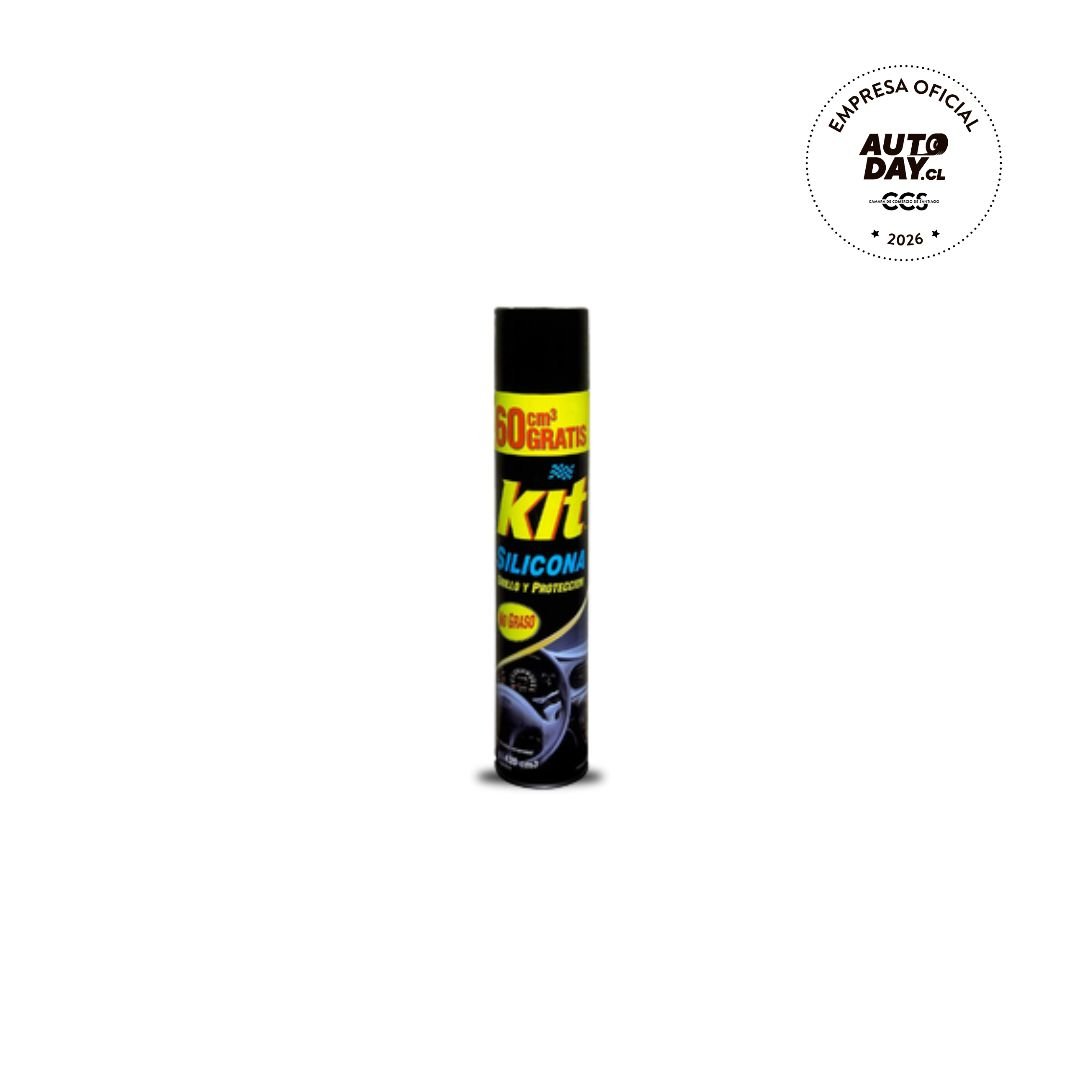 kit silicona Aerosol 420cc para autos