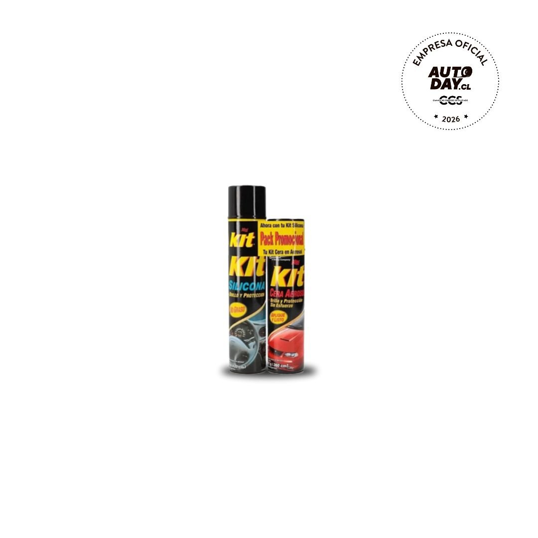 kit silicona + Cera Aerosol (2 unidadesde 420cc/360cc)