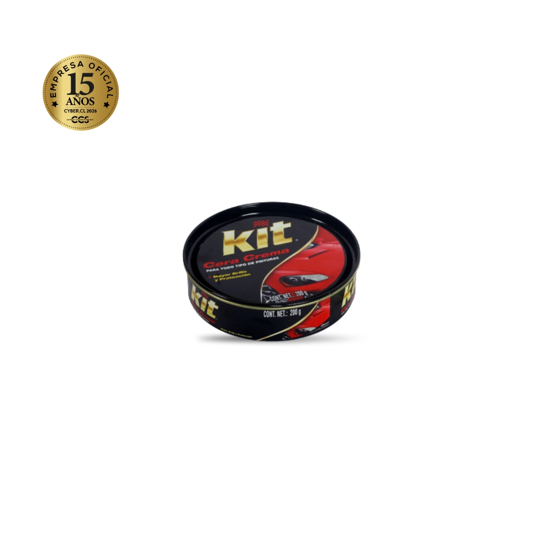 kit cera Crema 200gr para autos
