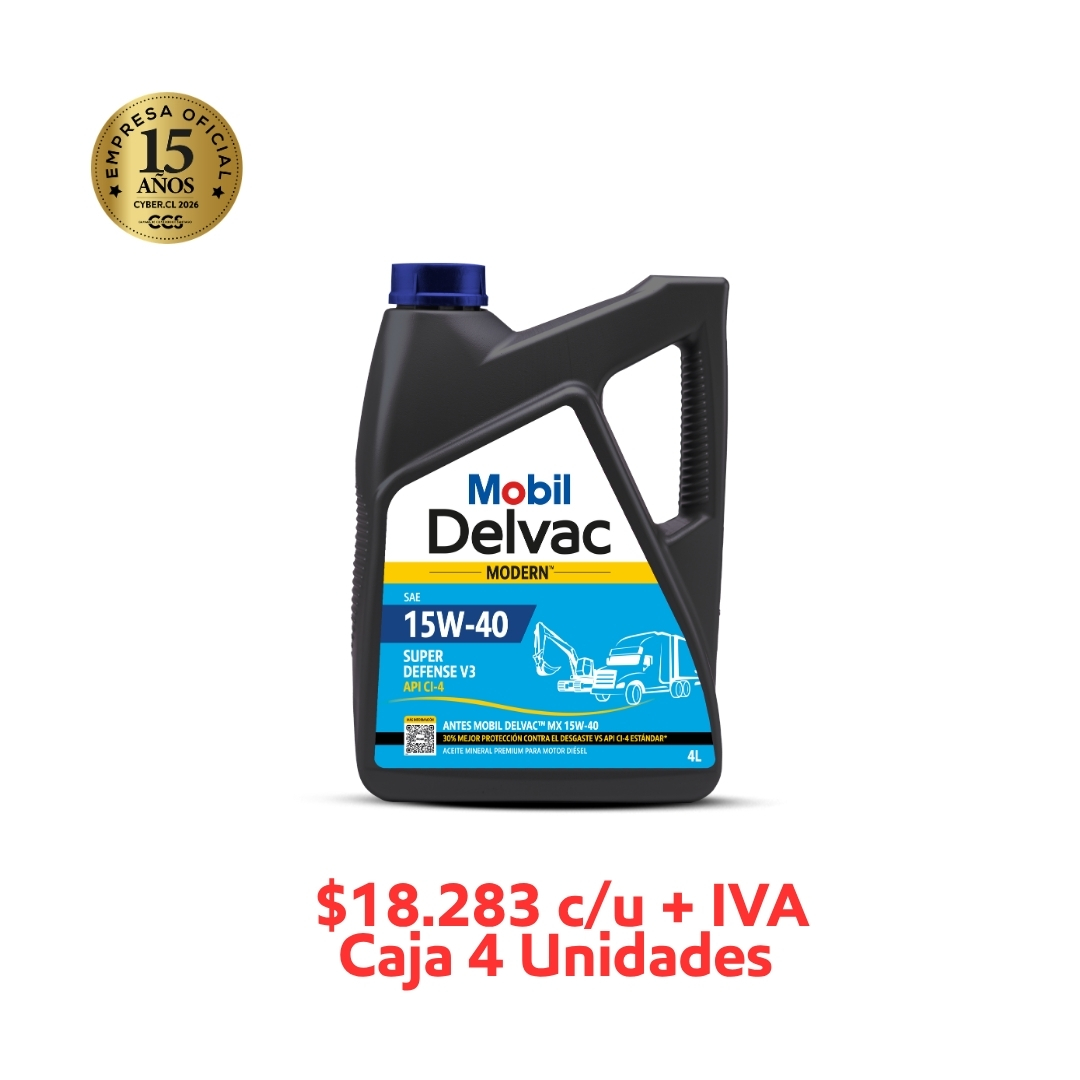 Mobil Delvac Modern 15W-40 Sup Def V3, 4LT(ex Mobil Delvac MX 15W-40)
