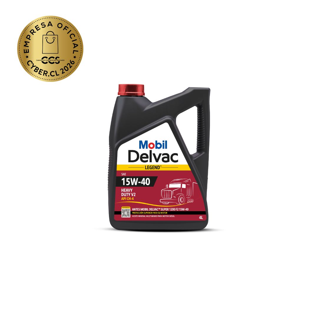 Mobil Delvac Legend 15W-40 Heav Dut V2, 4L (ex Mobil Delvac Super 1200 F2 15W-40)