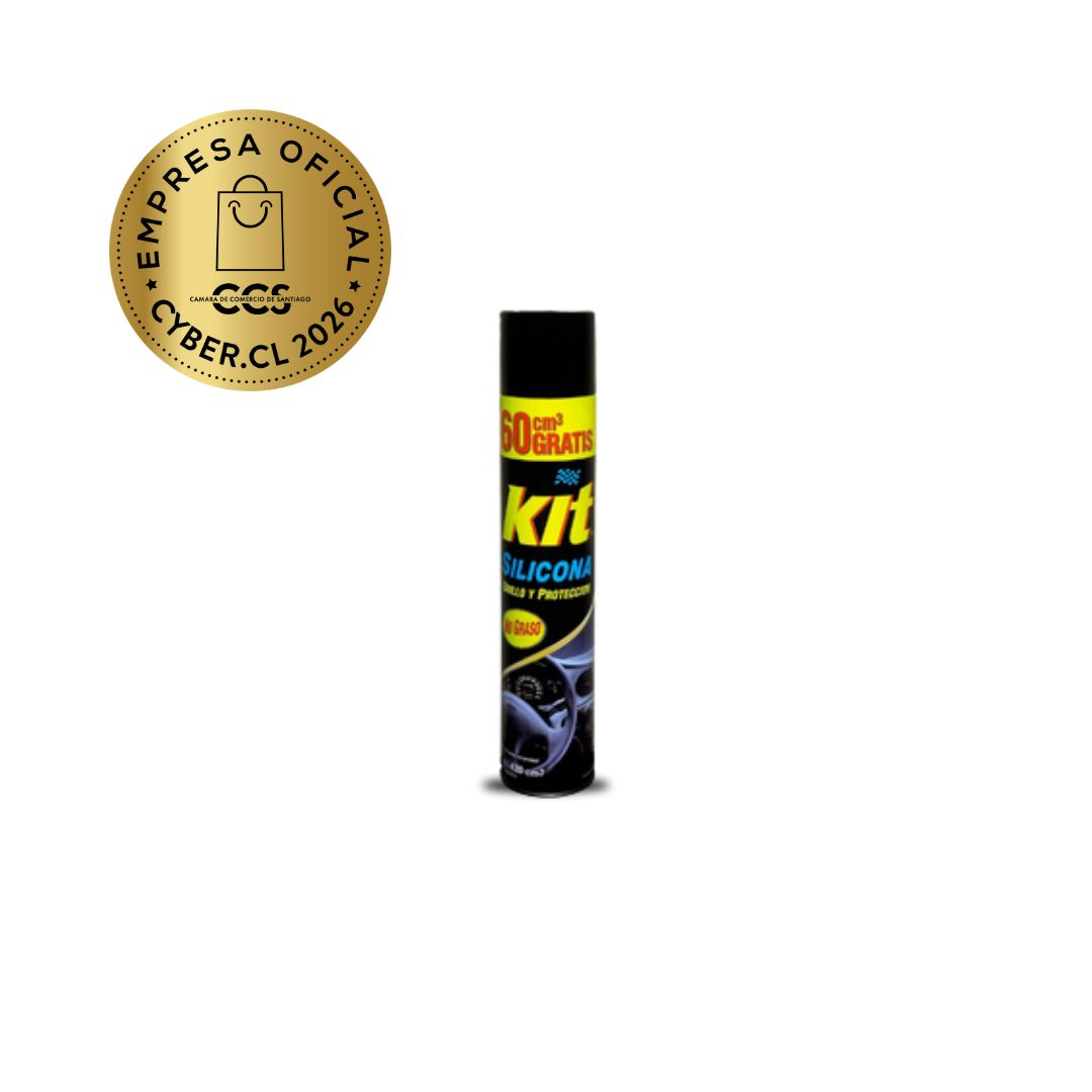 kit silicona Aerosol 420cc para autos