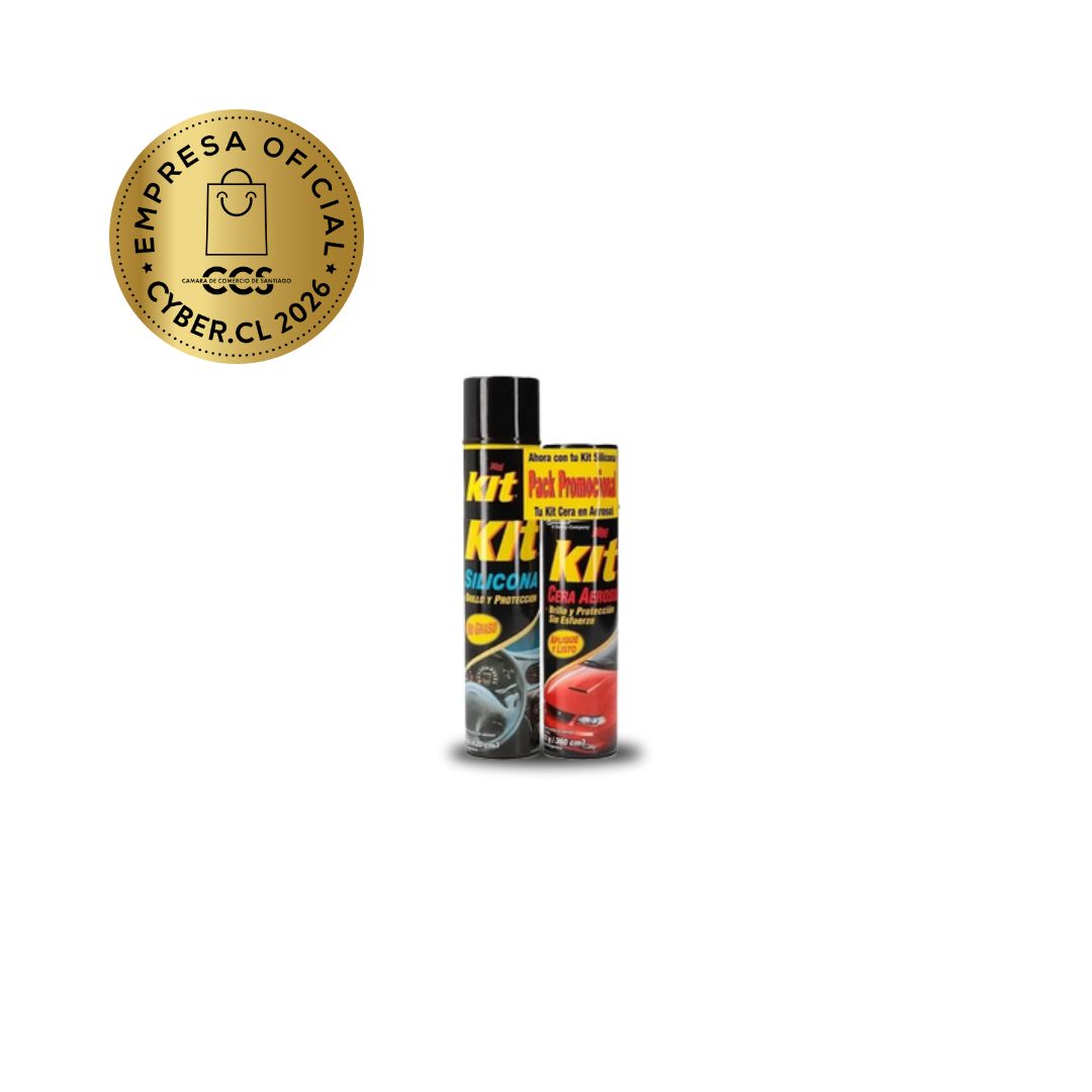 kit silicona + Cera Aerosol (2 unidadesde 420cc/360cc)