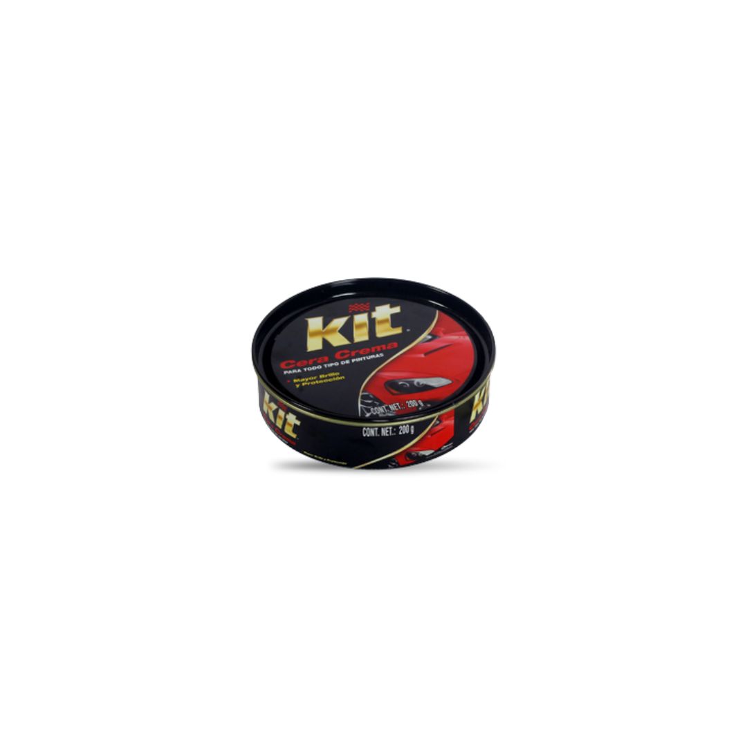 kit cera Crema 200gr para autos