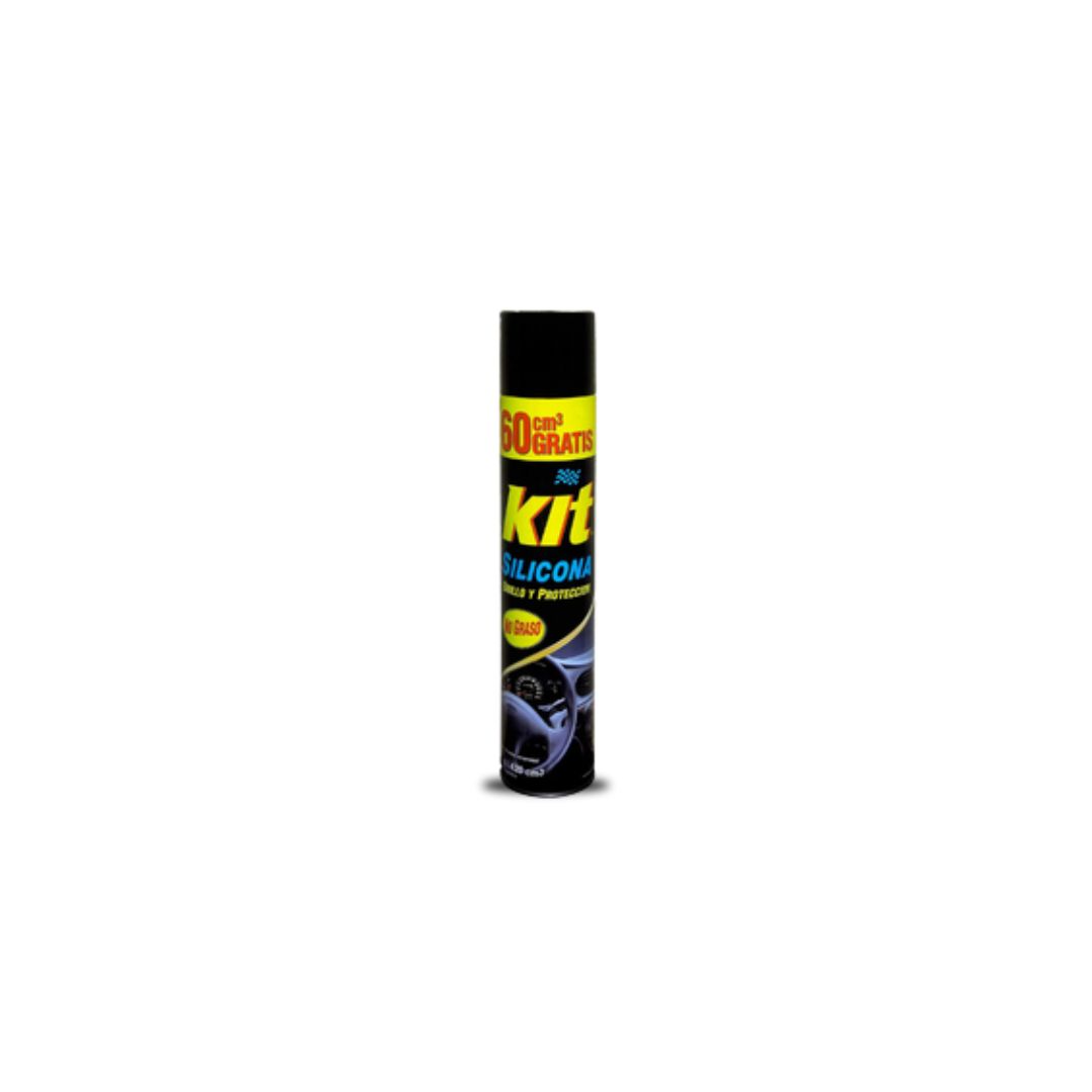 kit silicona Aerosol 420cc para autos