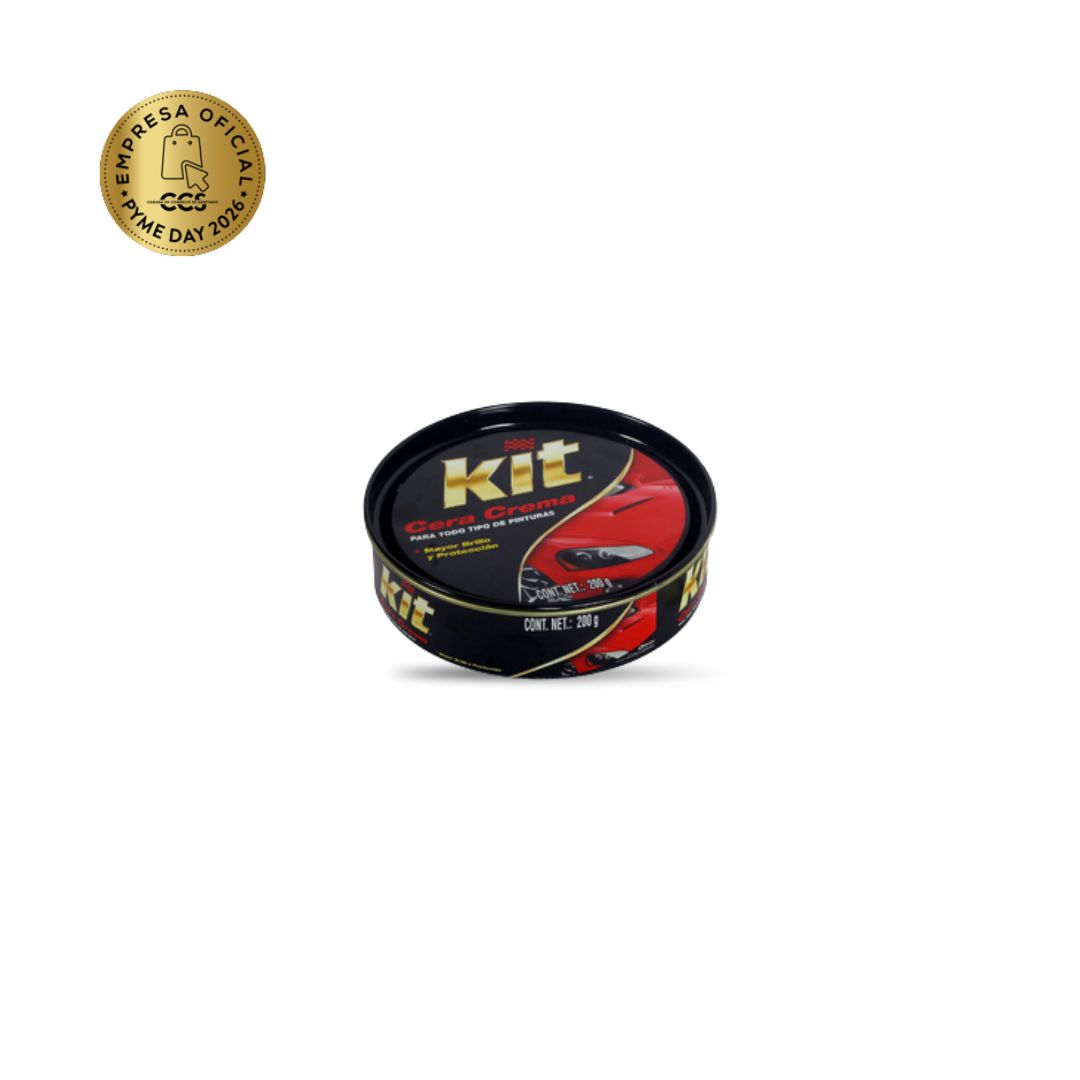 kit cera Crema 200gr para autos
