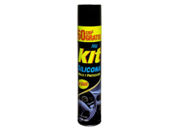 kit silicona Aerosol 420cc para autos